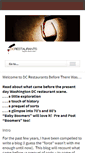 Mobile Screenshot of dcrestaurantsbeforetherewas.com