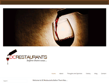 Tablet Screenshot of dcrestaurantsbeforetherewas.com